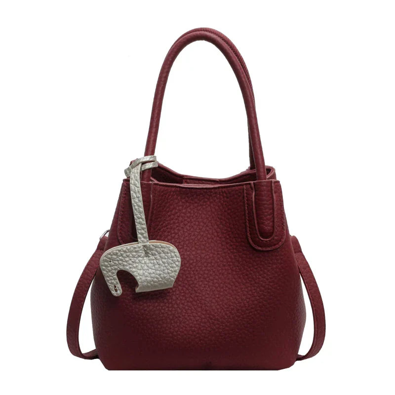 Chloe | Women's Solid Color PU Leather Crossbody Handbag