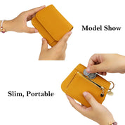 Alena | Travel wallet made of genuine leather with multiple card slots