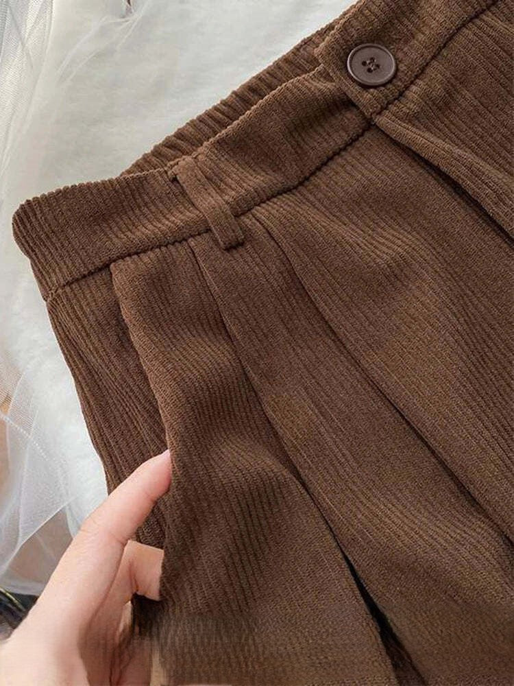 JESSY | Vintage High Waist Corduroy Pants for Women