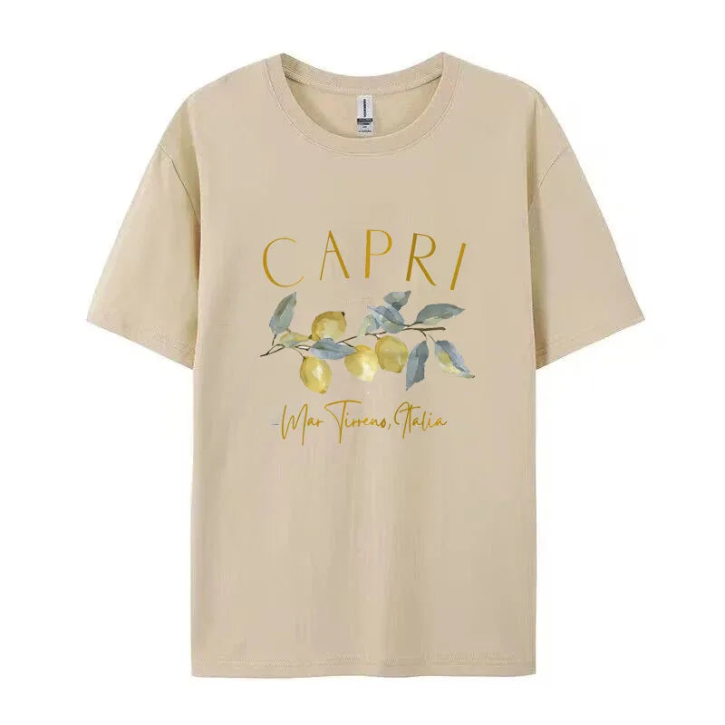 ESTHER | Elegant Capri Designed T-shirt