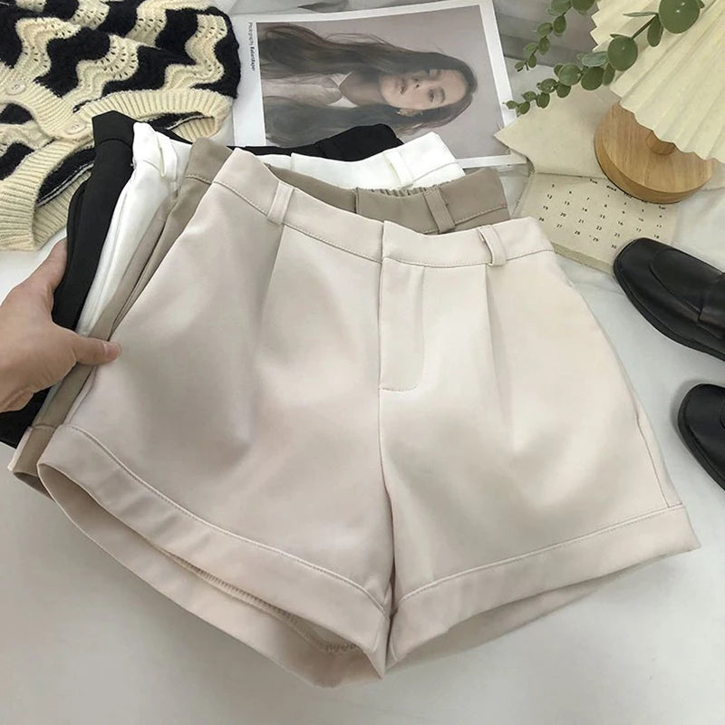 ANDREA | Elegant High Waist Shorts