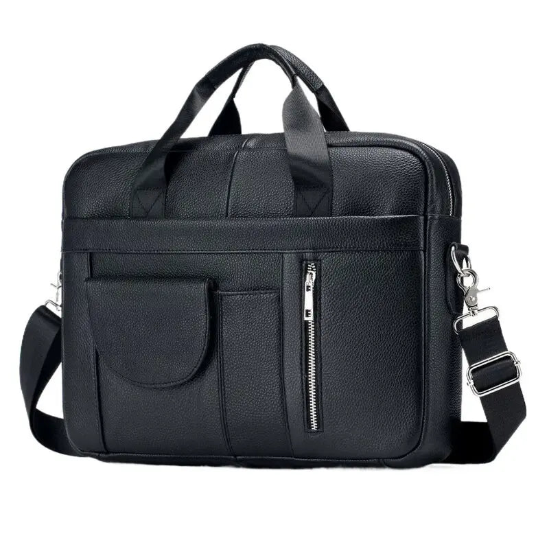 Alexander | Leather Crossbody Messenger Laptop Bag Travel Bag