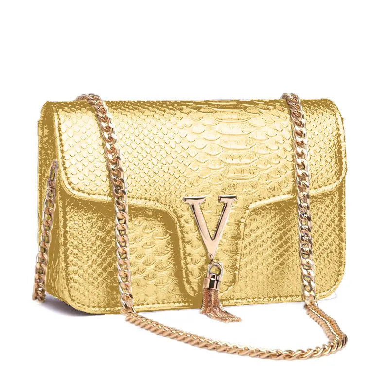 MILA | Luxury Handbag Crocodile Print