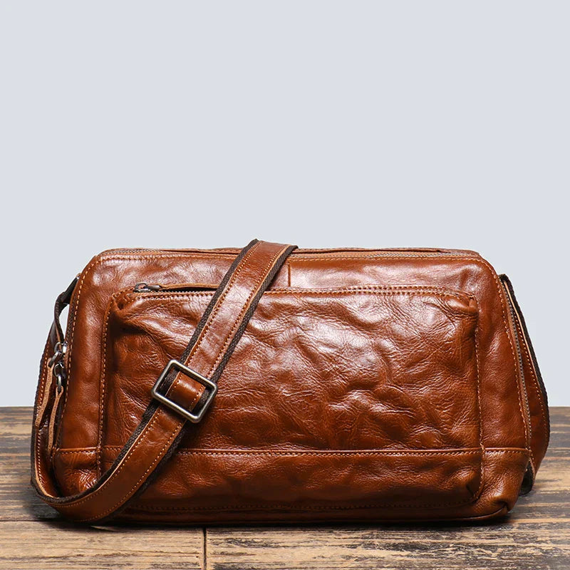 Owen | Genuine Leather Crossbody Travel Bag