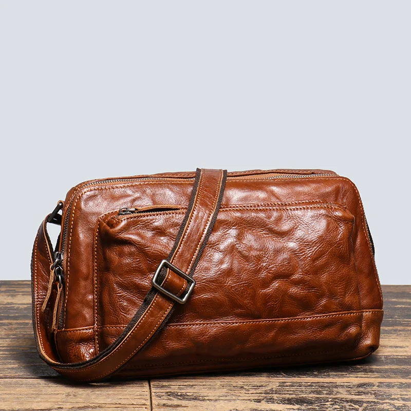 Owen | Genuine Leather Crossbody Travel Bag