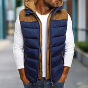 RAW Premium Bodywarmer | Stylish quilted bodywarmer for men with leather patch