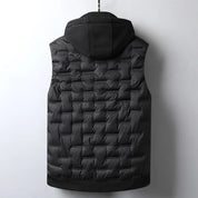 Luca Hooded Bodywarmer | Stylish Quilted Vest for Men