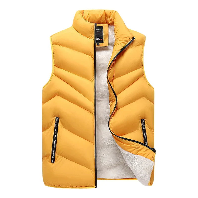 Karl Bodywarmer | Casual quilted vest with ultra-thin fleece lining for men