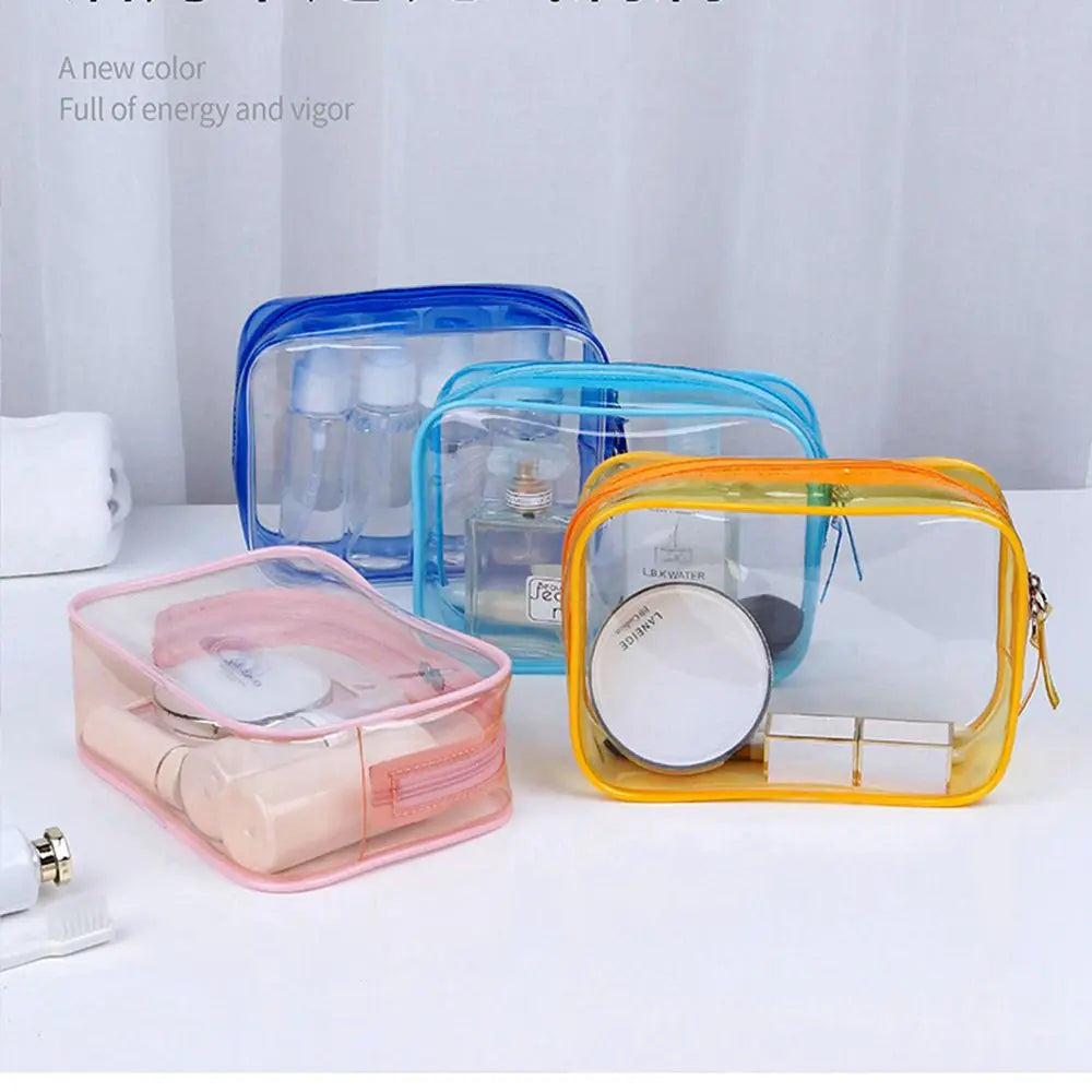 Samantha | Compact and Portable Transparent Makeup Bag