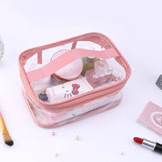 Braelyn | Waterproof Clear Travel Makeup Cosmetic Bag with Zipper