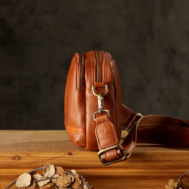 Milo | Retro Genuine Leather Shoulder Bag