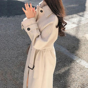 Malinam | Women's Long Trench Coat | Warm