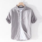 SEBASTIAN | Short Sleeve Linen Shirt