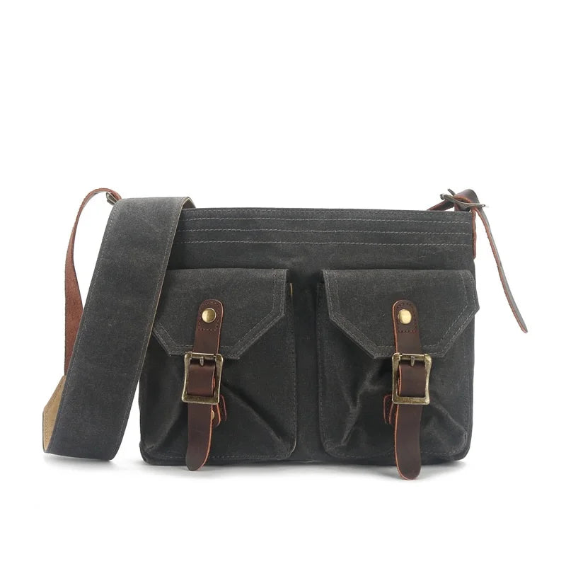 Ethan | Vintage Canvas Shoulder Bag