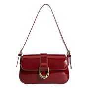 MIA | Retro Patent Leather Shoulder Bag