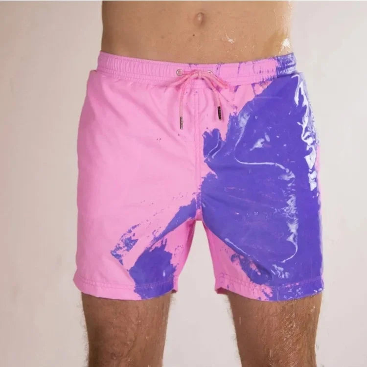 HANS | Magic Color Changing Swim Shorts Men Multicolor