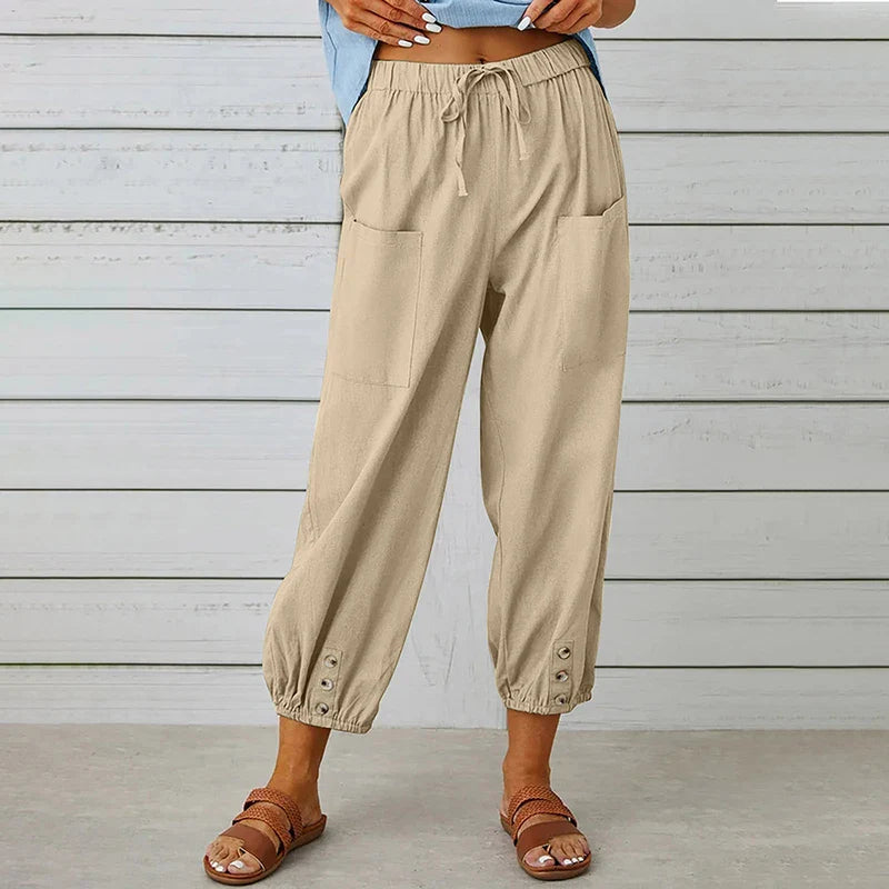 AYLA | Breathable Linen Trousers