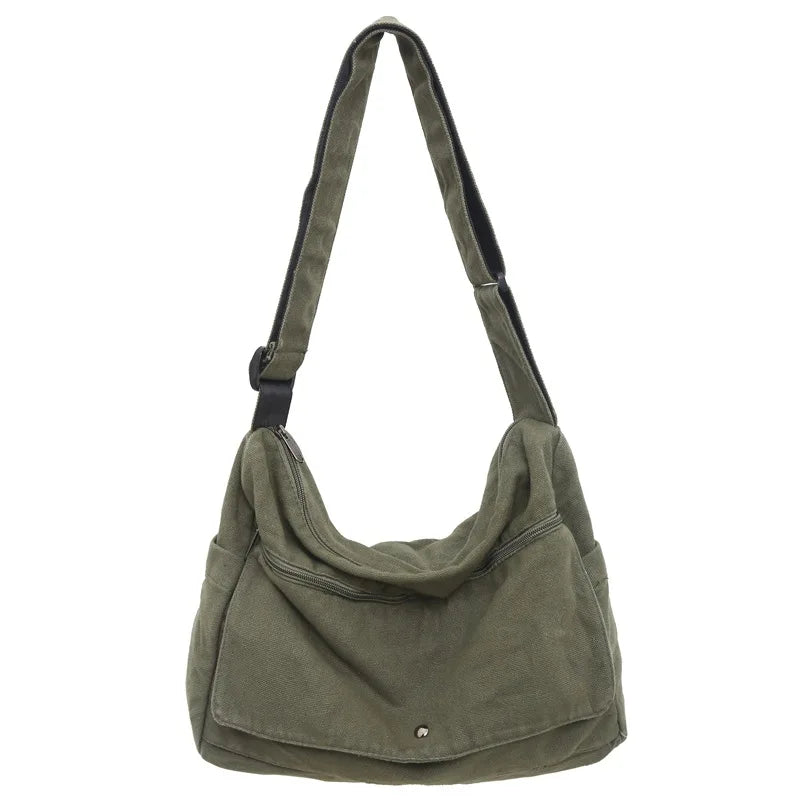 Chic Sporty Canvas Crossbody Sling Bag by Matt