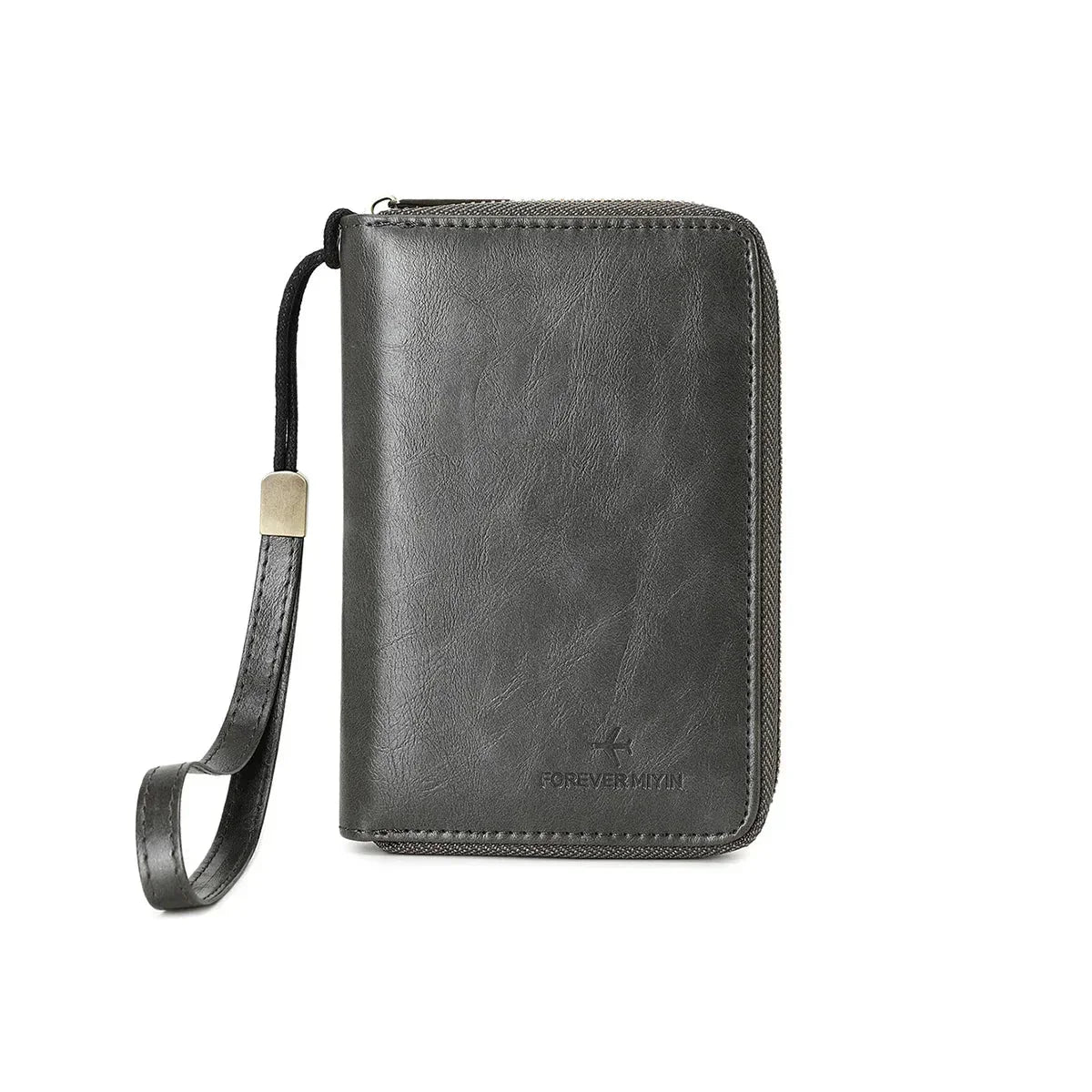 Samira | RFID-blocking Passport Holder Travel Wallet with Wrist Strap