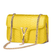 MILA | Luxury Handbag Crocodile Print