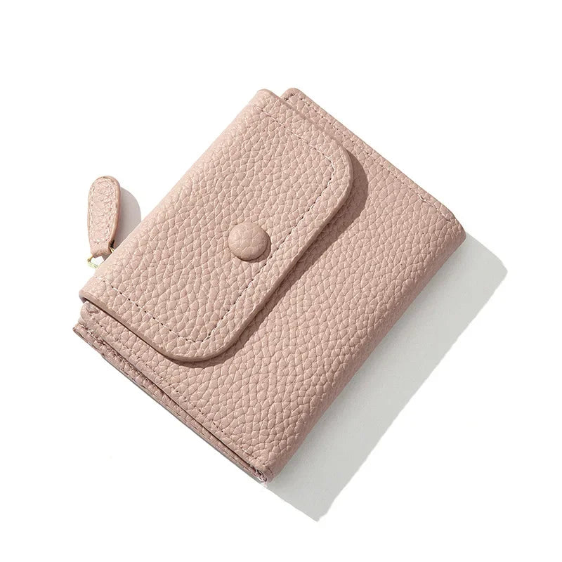 Araceli | Short Mini Travel Wallet with Snap Button Closure