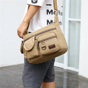 Max | Canvas Messenger Shoulder Bag