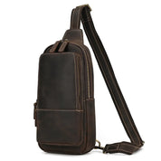 Mason | Men's Retro Genuine Leather Anti-Theft Crossbody Chest Bag