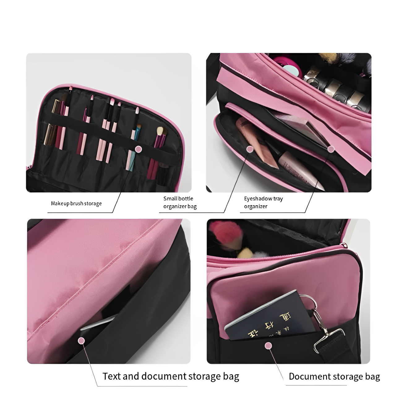 Winona | Professional Cosmetic Bag with Large Capacity for Travel