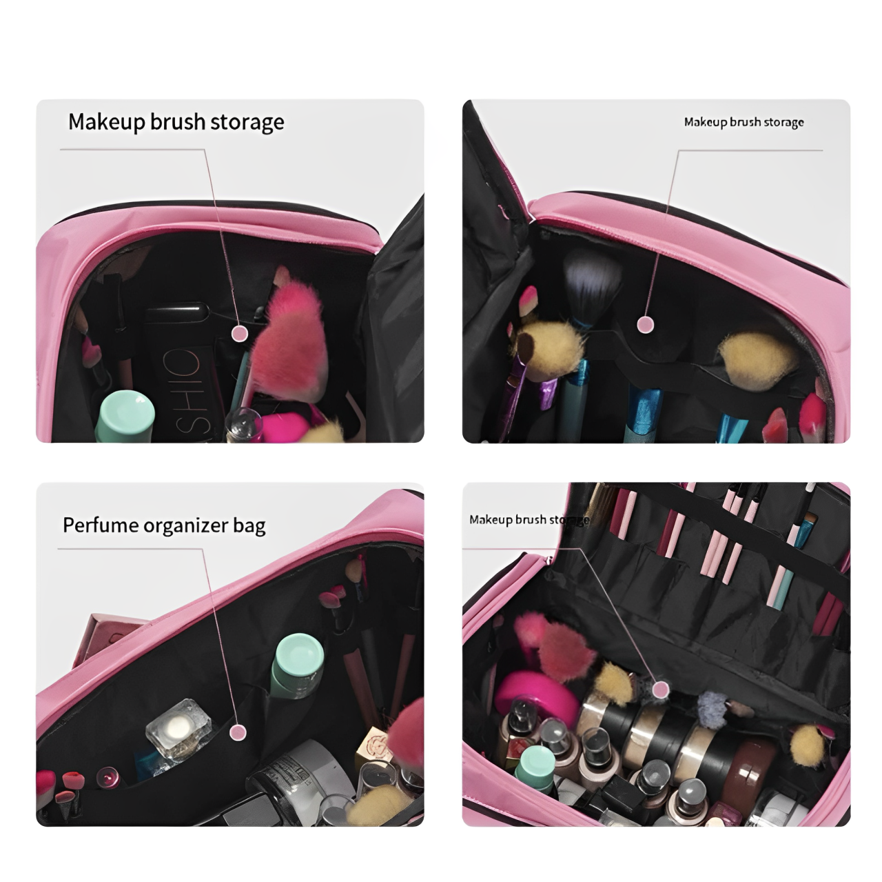 Winona | Professional Cosmetic Bag with Large Capacity for Travel