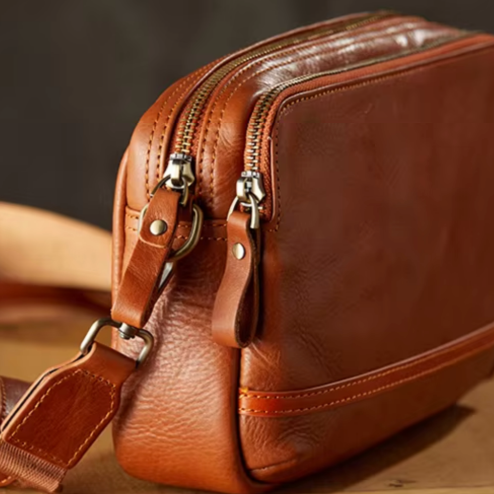 Milo | Retro Genuine Leather Shoulder Bag