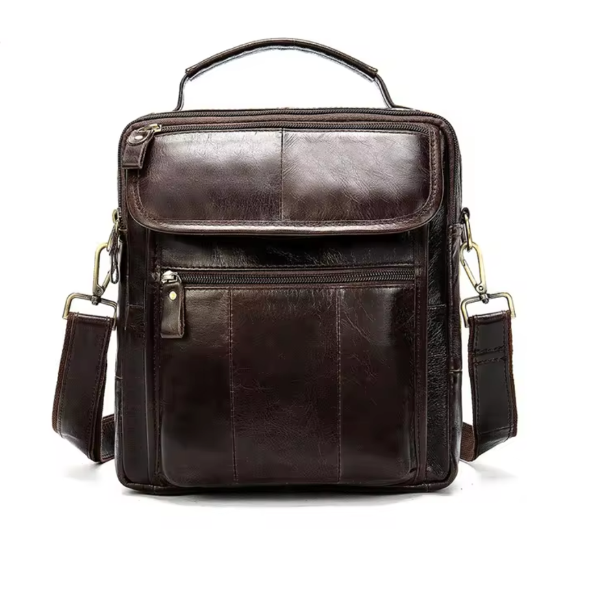 Victor | Small Leather Crossbody Bag