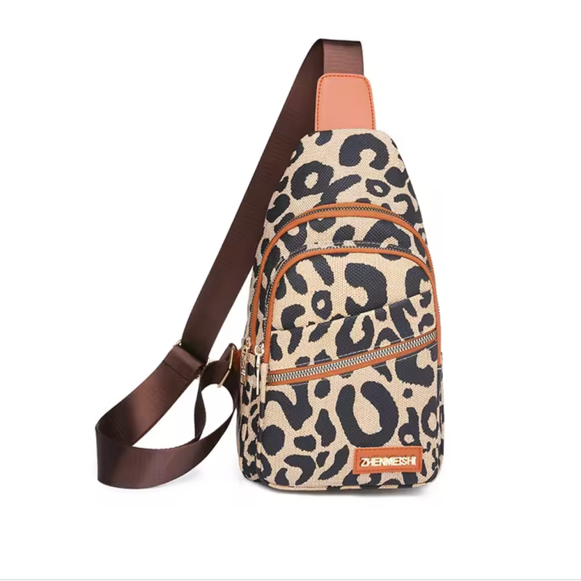 Sophie | Stylish Women's Crossbody Shoulder Bag with Leopard Print