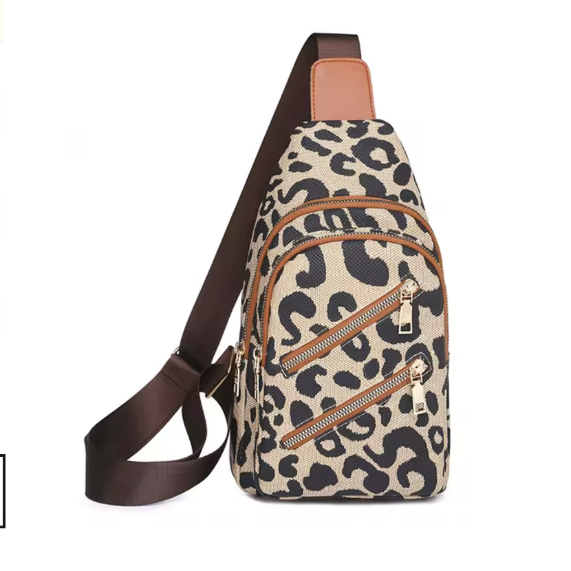 Sophie | Stylish Women's Crossbody Shoulder Bag with Leopard Print