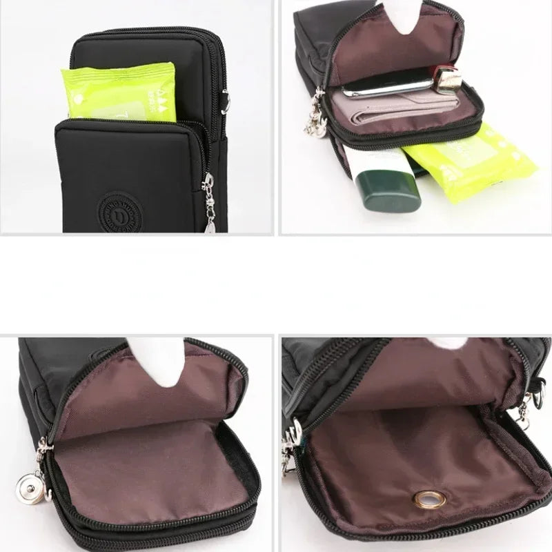 Lena | Small waterproof nylon shoulder bag