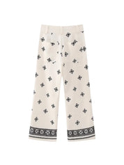 VINA | Vintage Boho Linen Pants for Women