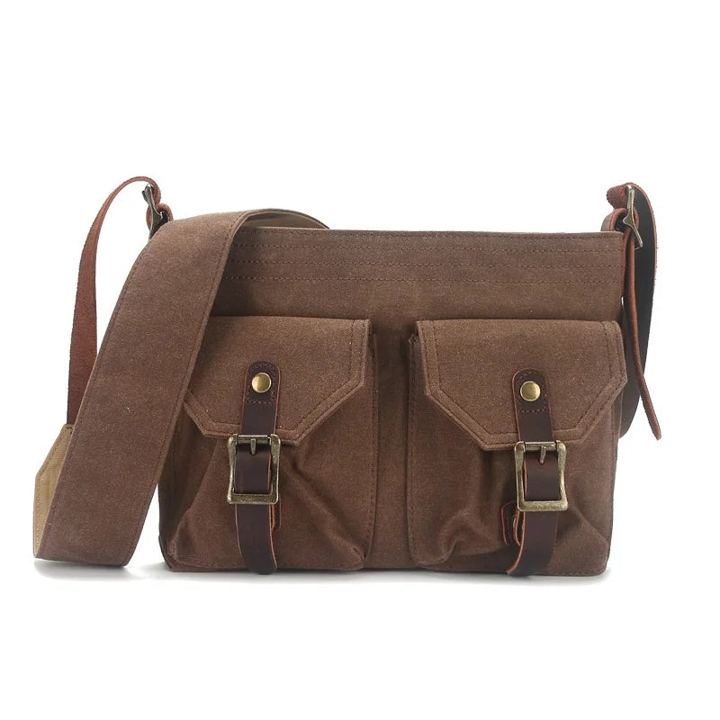 Ethan | Vintage Canvas Shoulder Bag