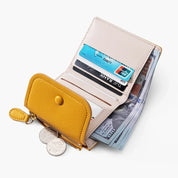 Araceli | Short Mini Travel Wallet with Snap Button Closure