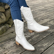 EVELYN | Retro Western Cowboy Boots