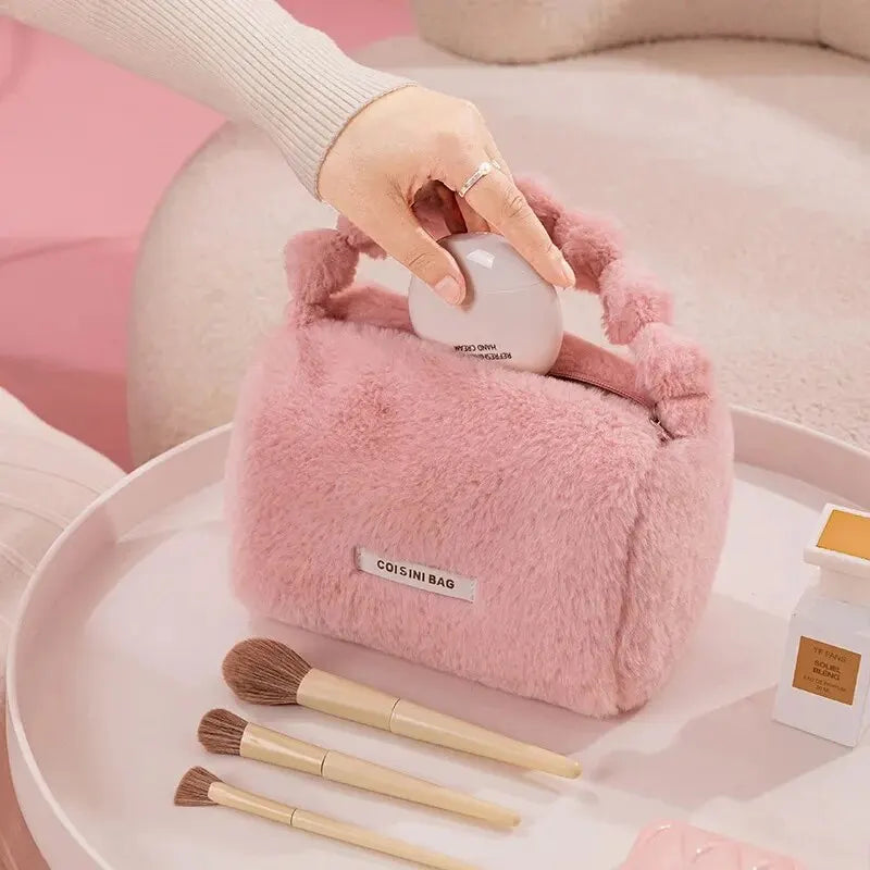 Elia | Winter Plush Cosmetic Bag