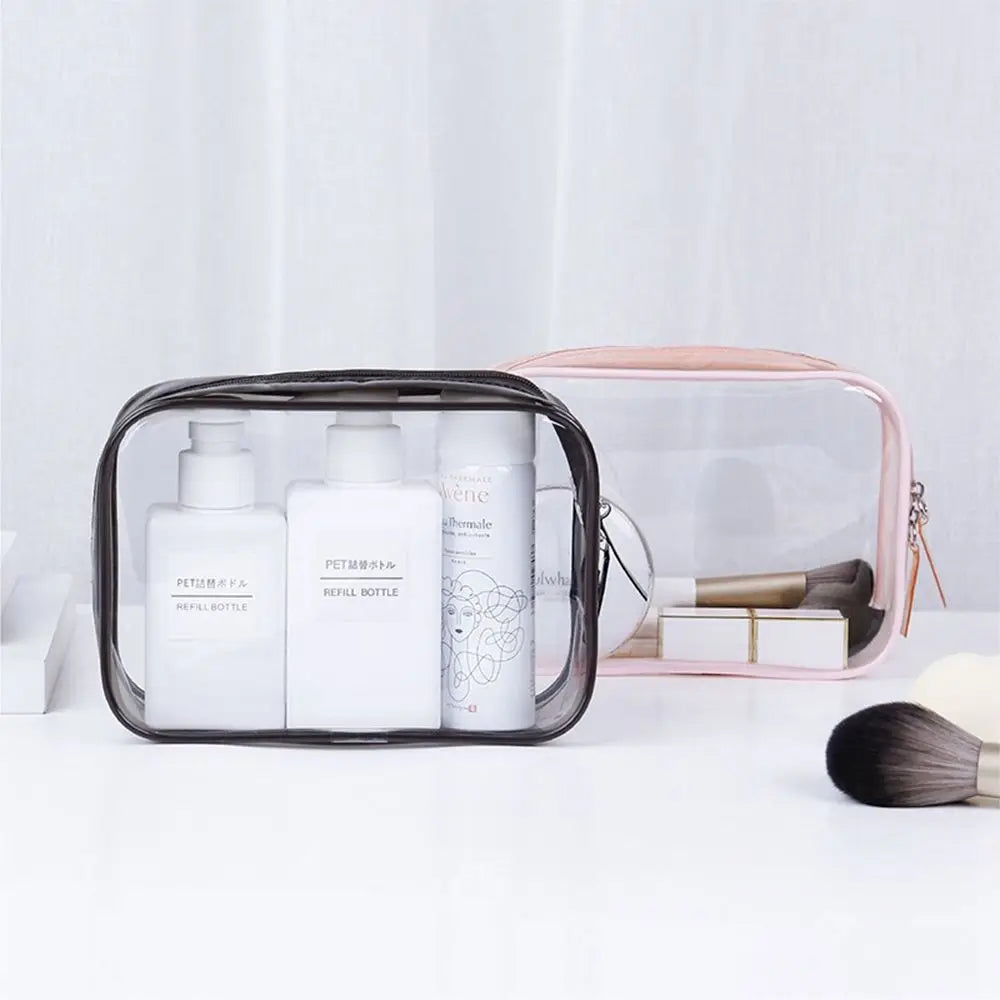 Samantha | Compact and Portable Transparent Makeup Bag