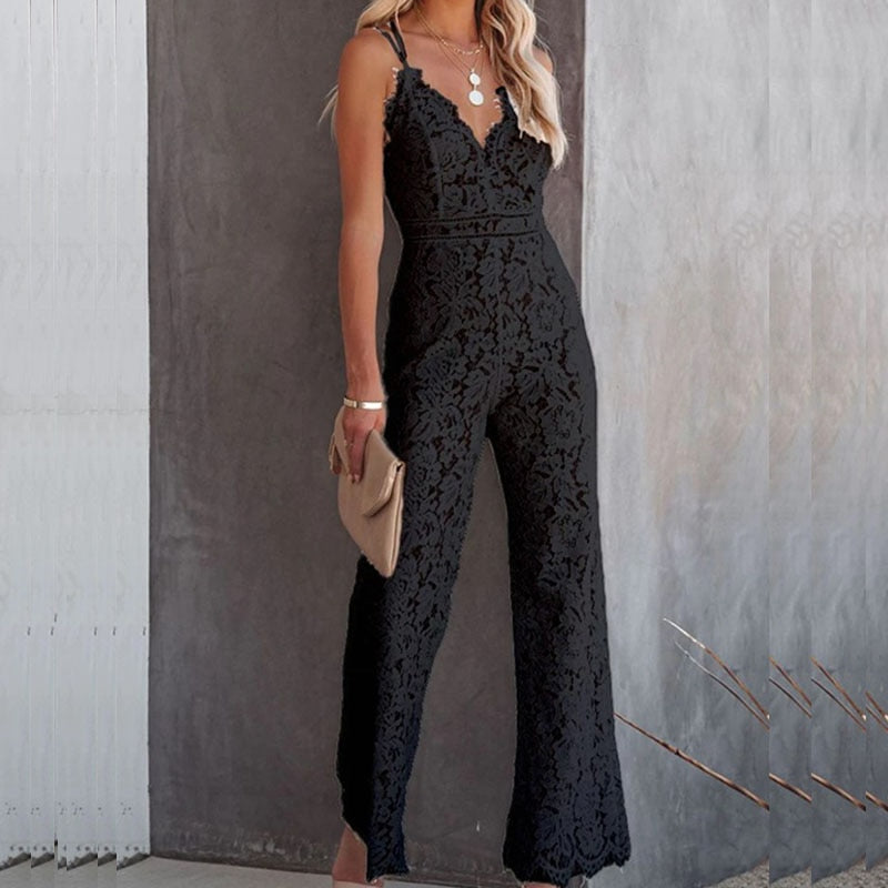 LUCY | Elegant Lace Jumpsuit