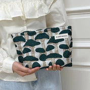 Ellie | Cute Mushroom Print Cosmetic Bag