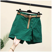 SUZY | Pure Cotton A-line Casual Shorts for Women