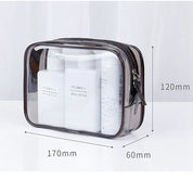 Samantha | Compact and Portable Transparent Makeup Bag