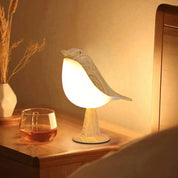 GlowNest | Wooden Bird-Shaped Night Lamp