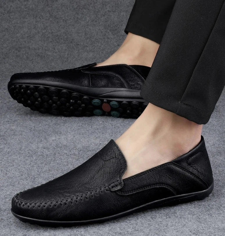 ENZO | Pu Leather Italian Loafers Men