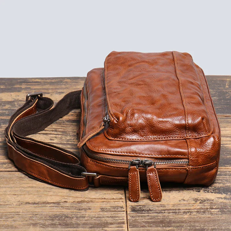 Owen | Genuine Leather Crossbody Travel Bag