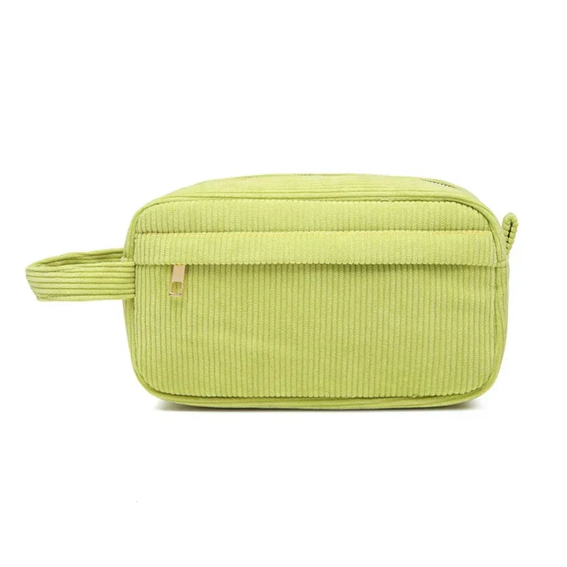 Kamiyah | Soft Cord Cotton Travel Cosmetic Bag