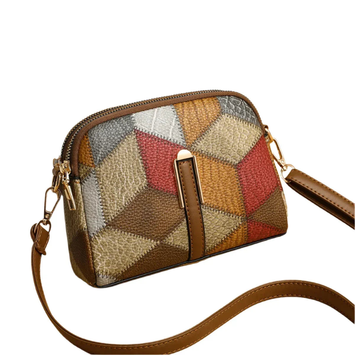 Sophie | Women's Patchwork Leather Mini Crossbody Bag