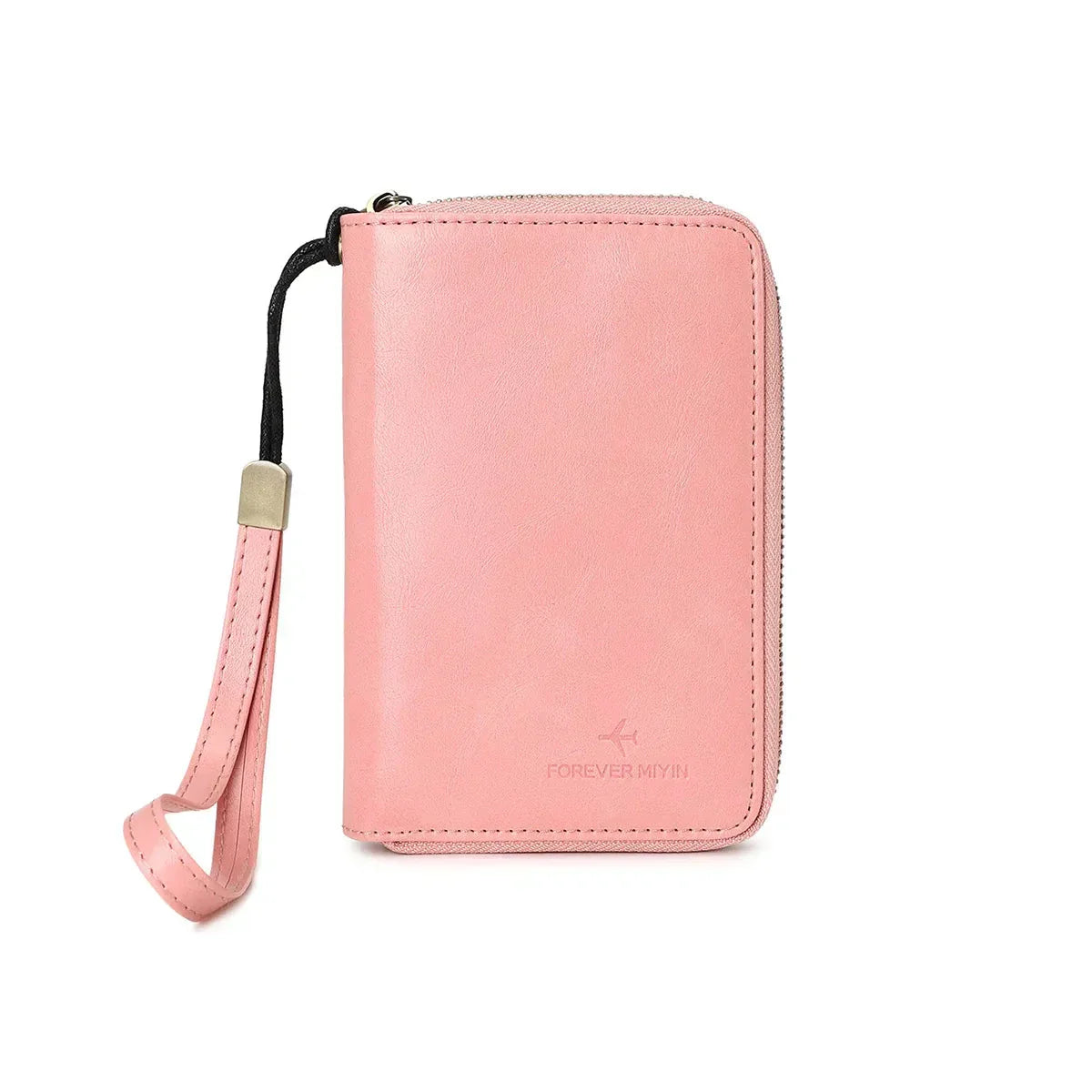 Samira | RFID-blocking Passport Holder Travel Wallet with Wrist Strap